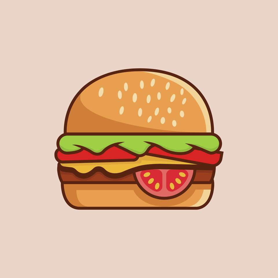 Układanka z burgerami puzzle online ze zdjęcia