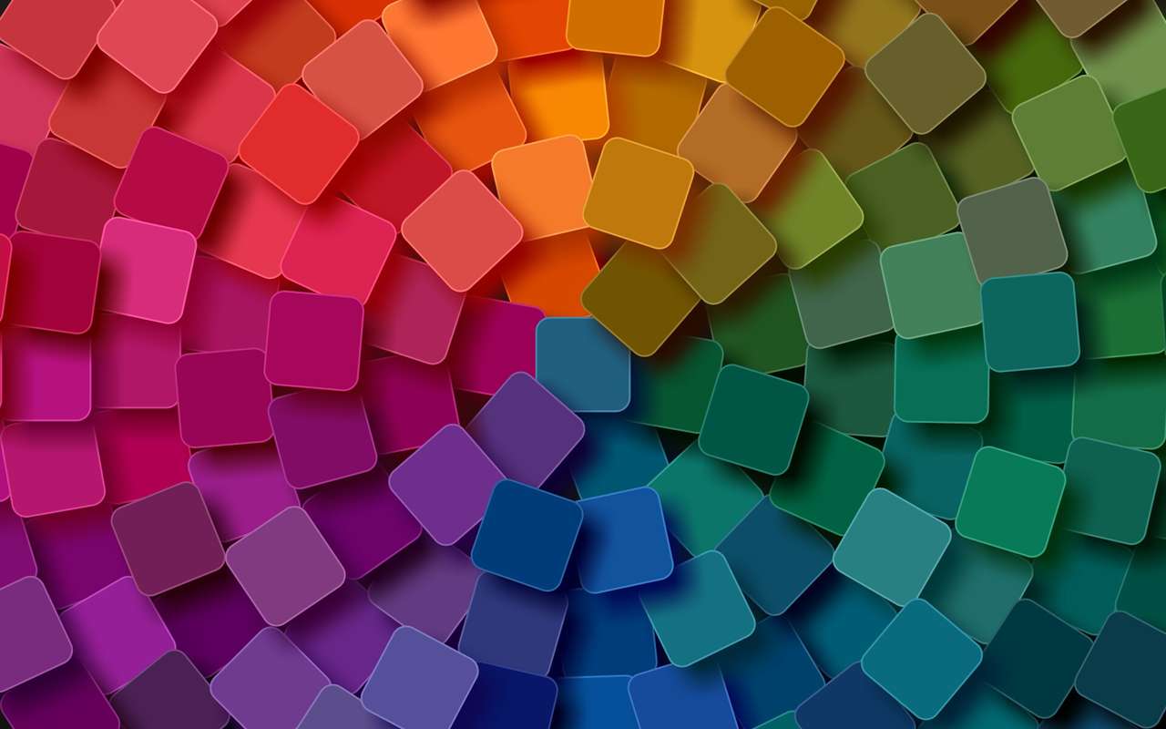 Trudne Kwadraty Kolorów puzzle online