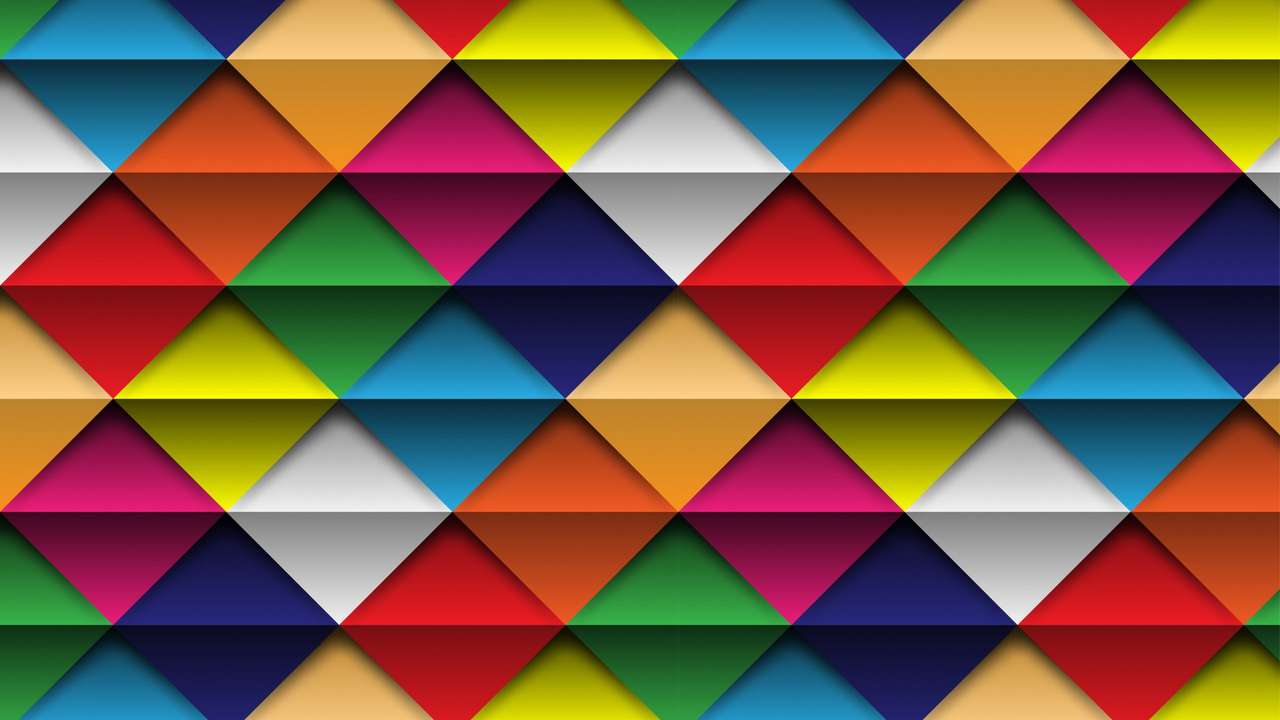Kraciasty kolor w ciemnościach puzzle online ze zdjęcia