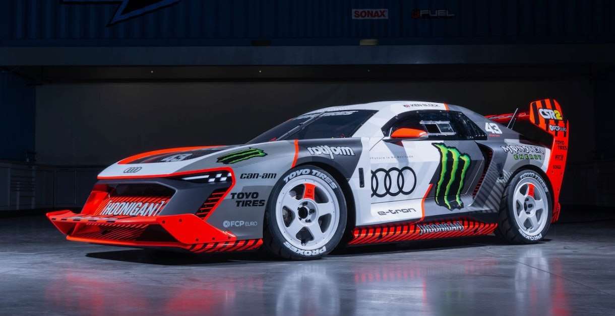 Audi S1 ​​Hoonitron puzzle online ze zdjęcia