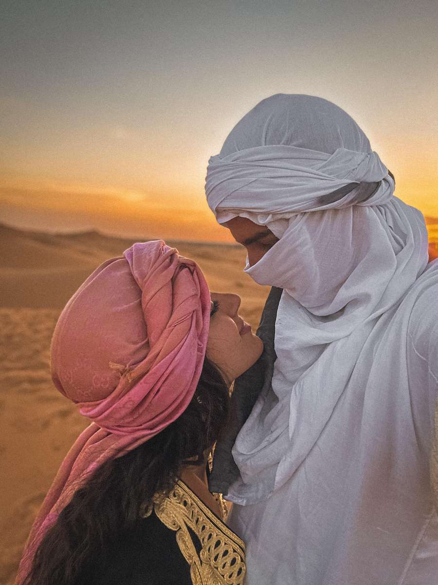 Zakochane Maroko puzzle online ze zdjęcia