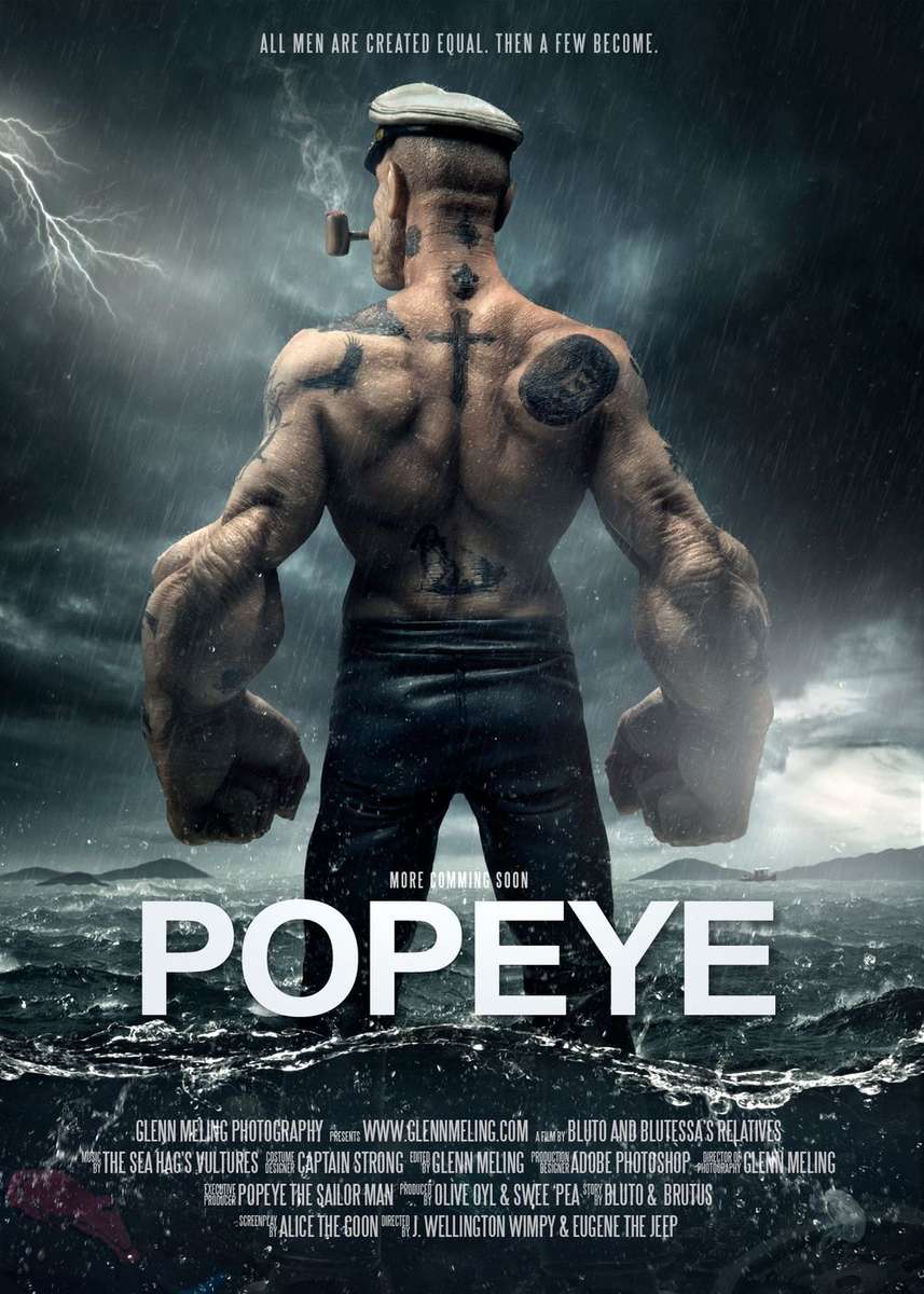 Popeye marynarz puzzle online