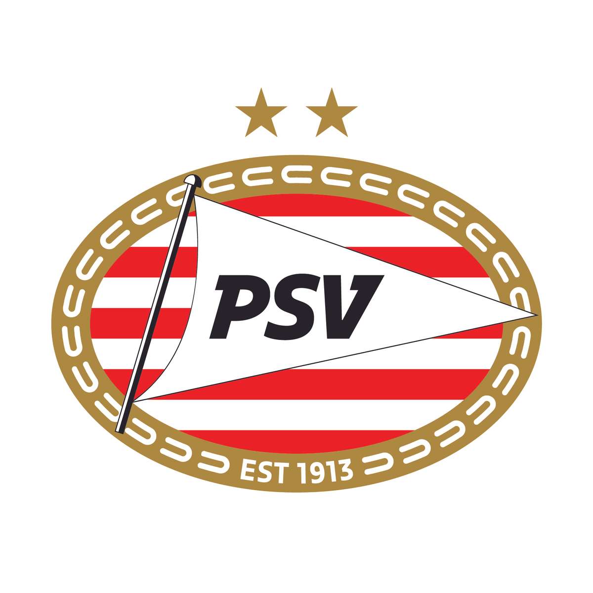 logo PSV puzzle online ze zdjęcia