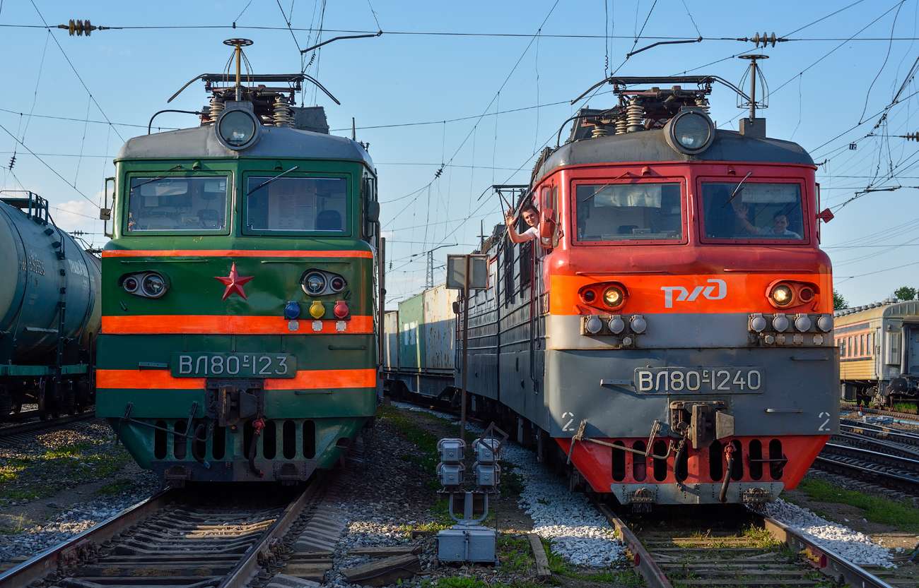 lokomotywy elektryczne Kolei Rosyjskich puzzle online