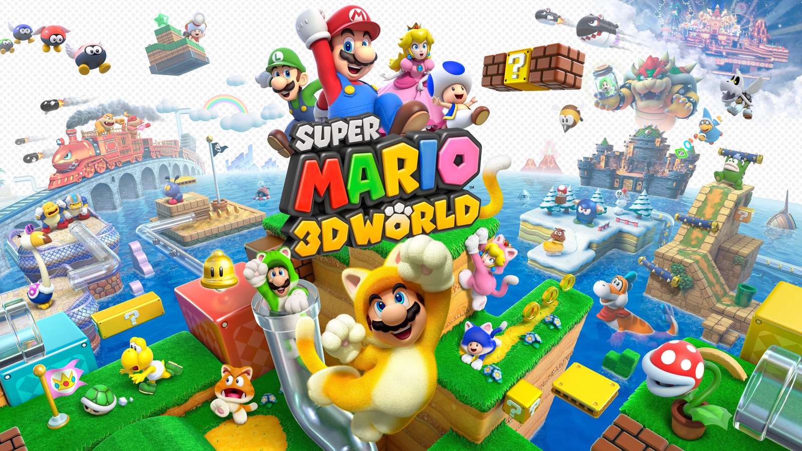 Świat Mario 3D puzzle online ze zdjęcia