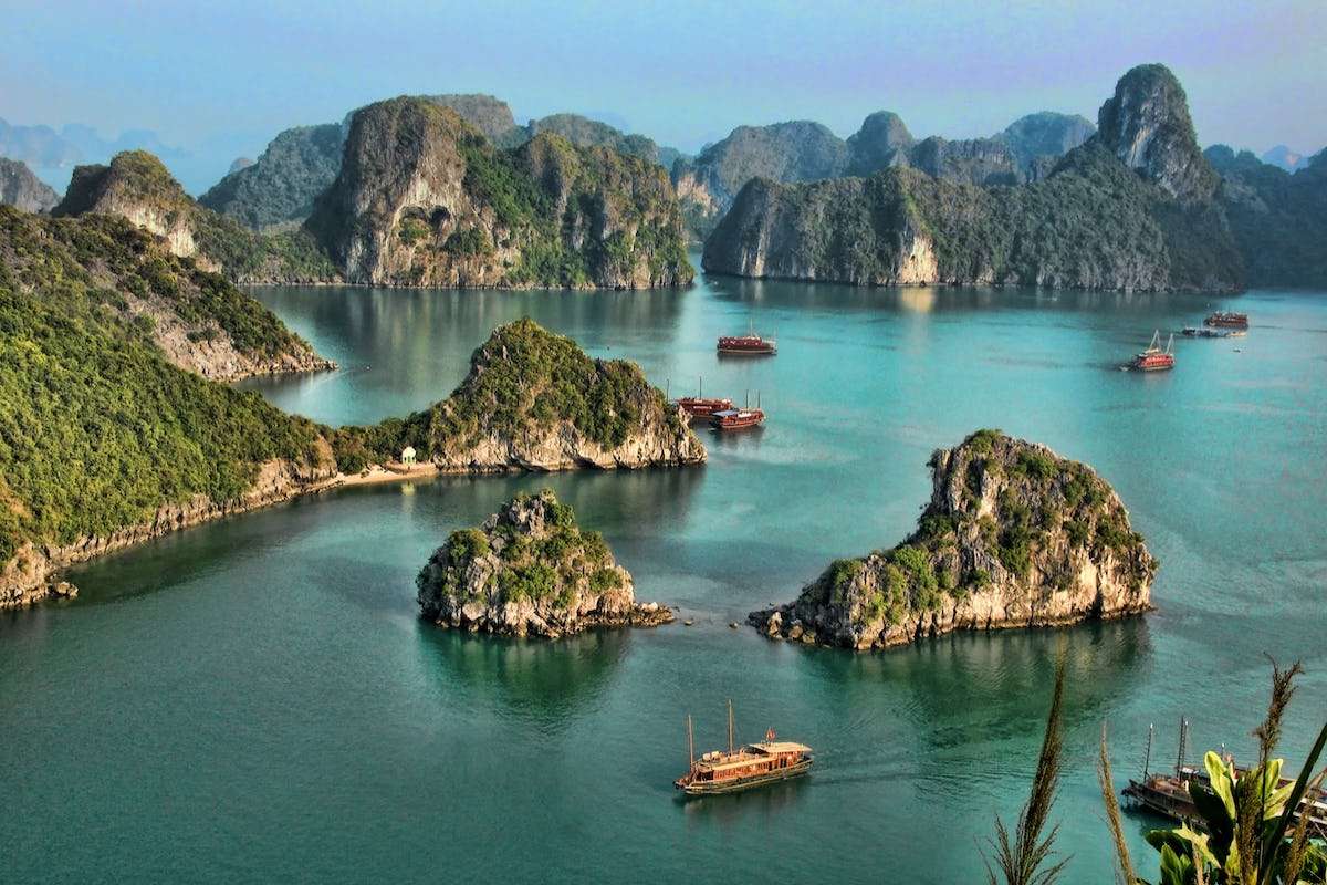 Zatoka Ha Long, Wietnam puzzle online ze zdjęcia