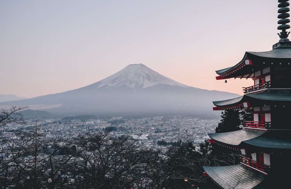 Góra Fuji, Japonia puzzle online ze zdjęcia