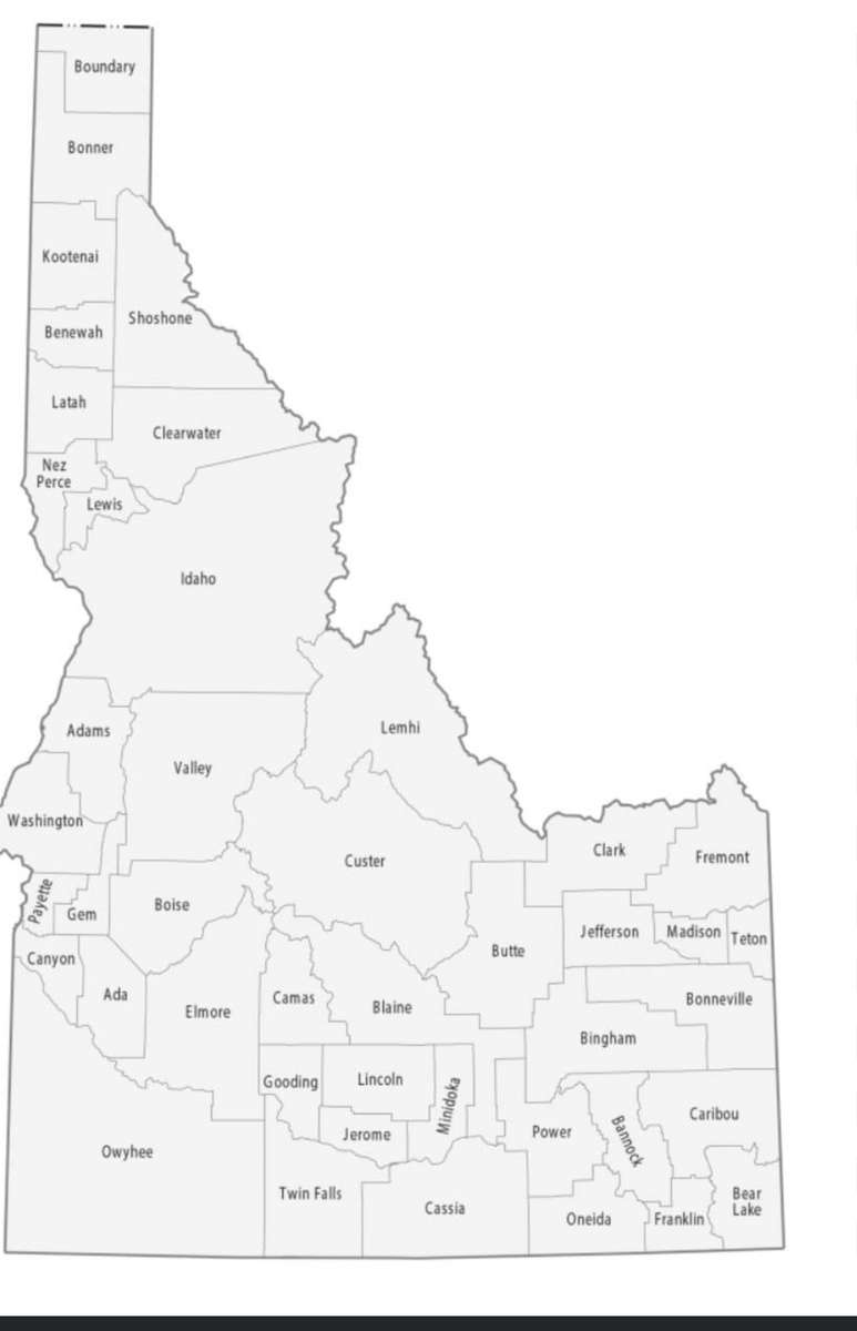 Układanka Idaho puzzle online