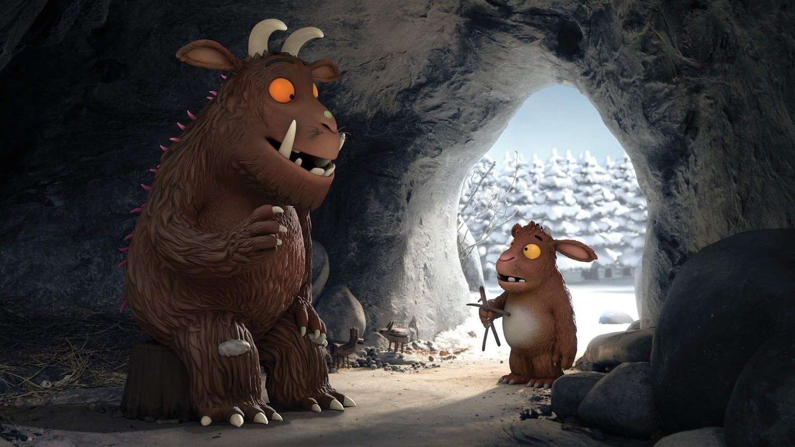 jaskinia gruffalo puzzle online