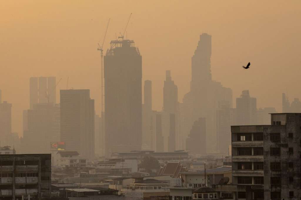 Zanieczyszczenie powietrza puzzle online ze zdjęcia