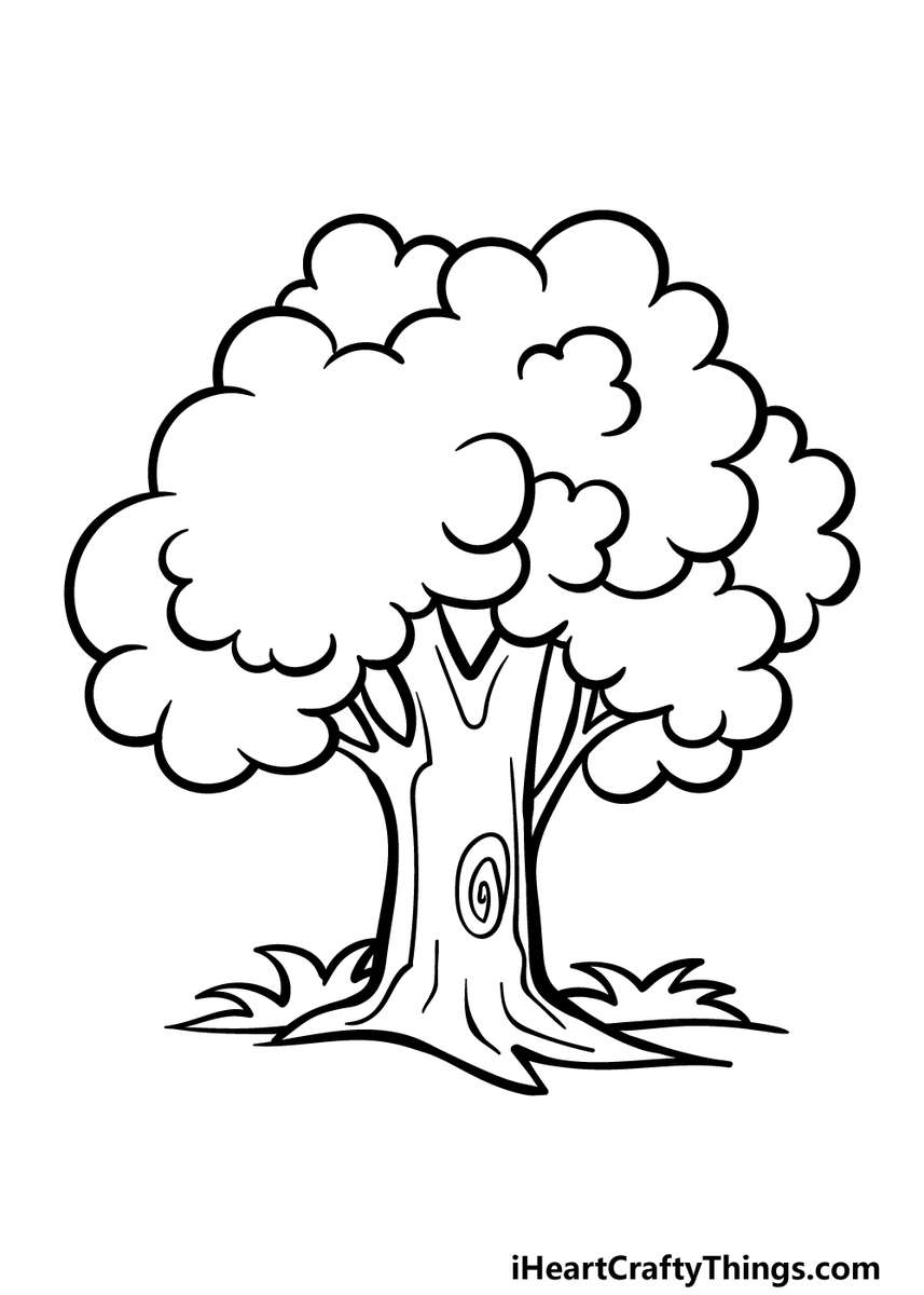 Obraz drzewa puzzle online