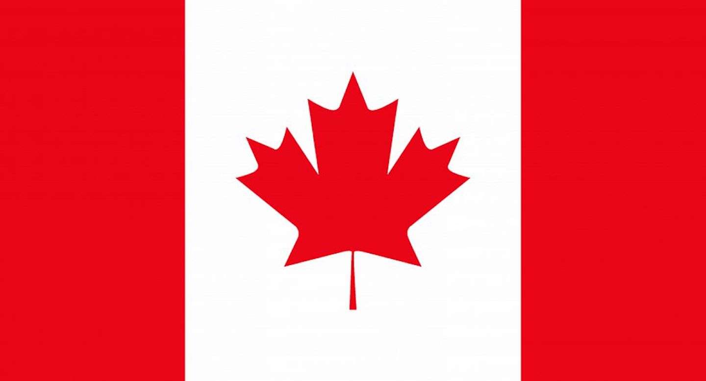 Układanka z flagą Kanady puzzle online ze zdjęcia