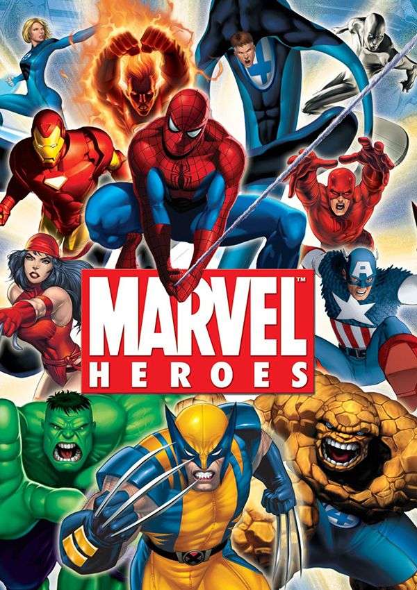Bohaterowie Marvela puzzle online ze zdjęcia