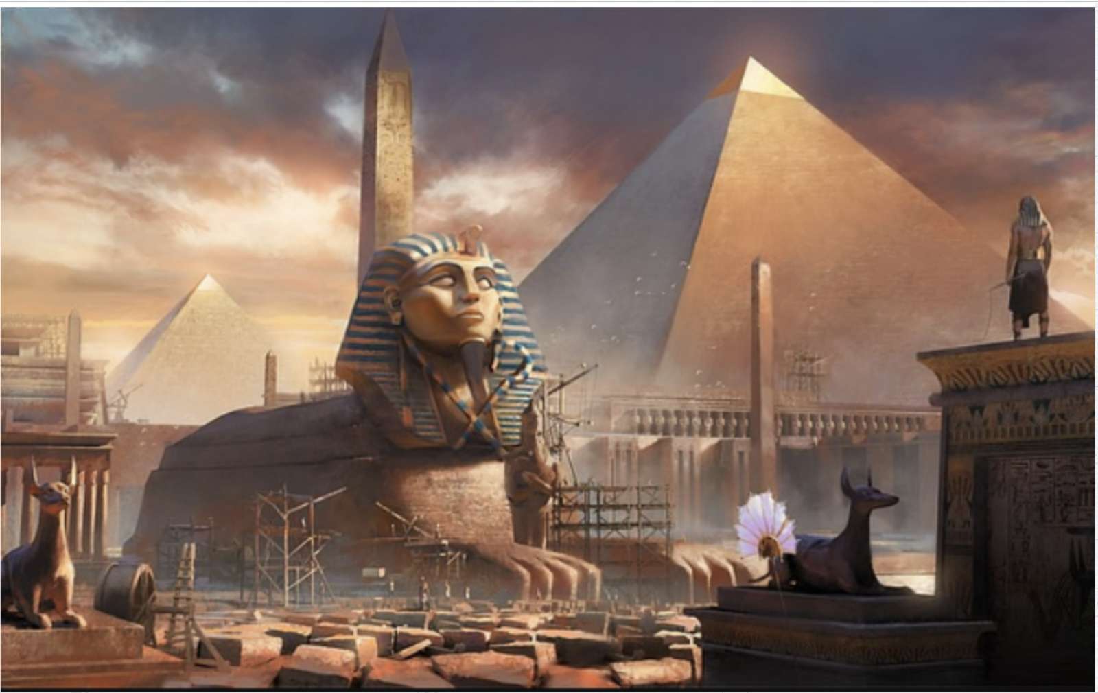 Wielkie piramidy Egiptu puzzle online