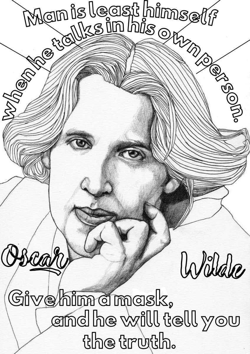 Oscar Wilde puzzle online ze zdjęcia