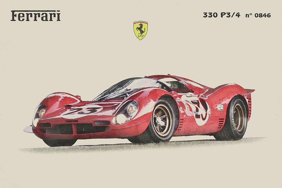 Ferrari 330 p3 puzzle online ze zdjęcia