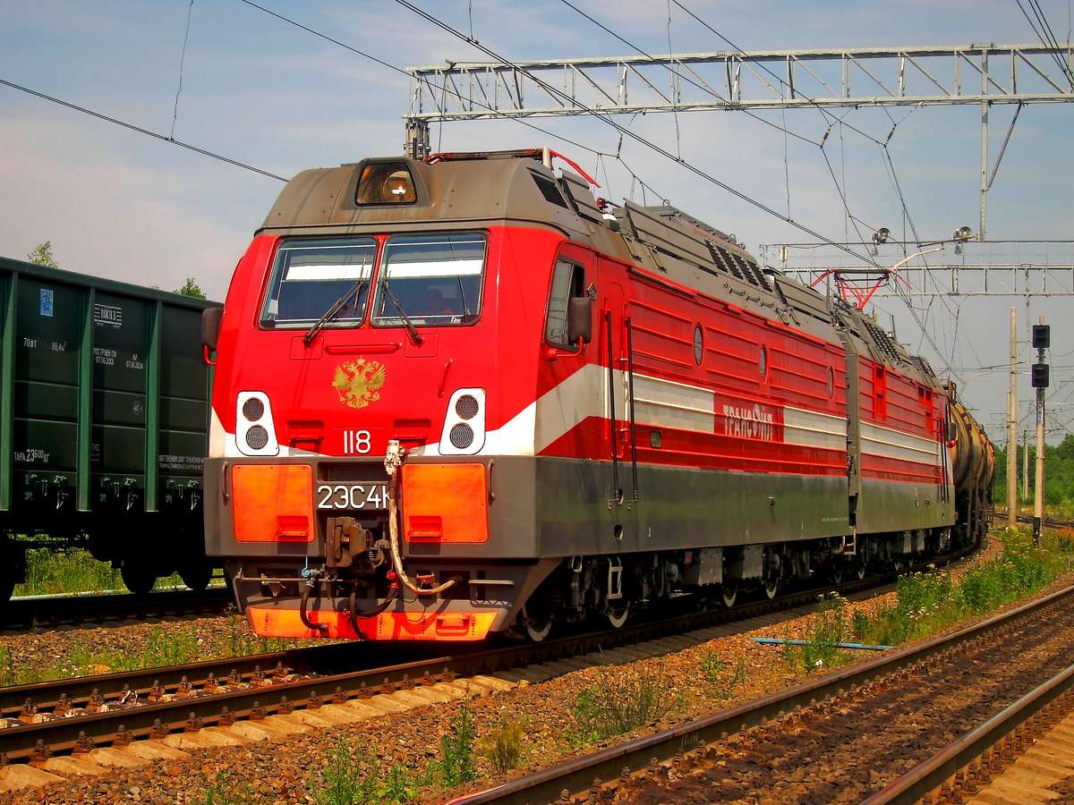 lokomotywa elektryczna 2ES4K-118 puzzle online