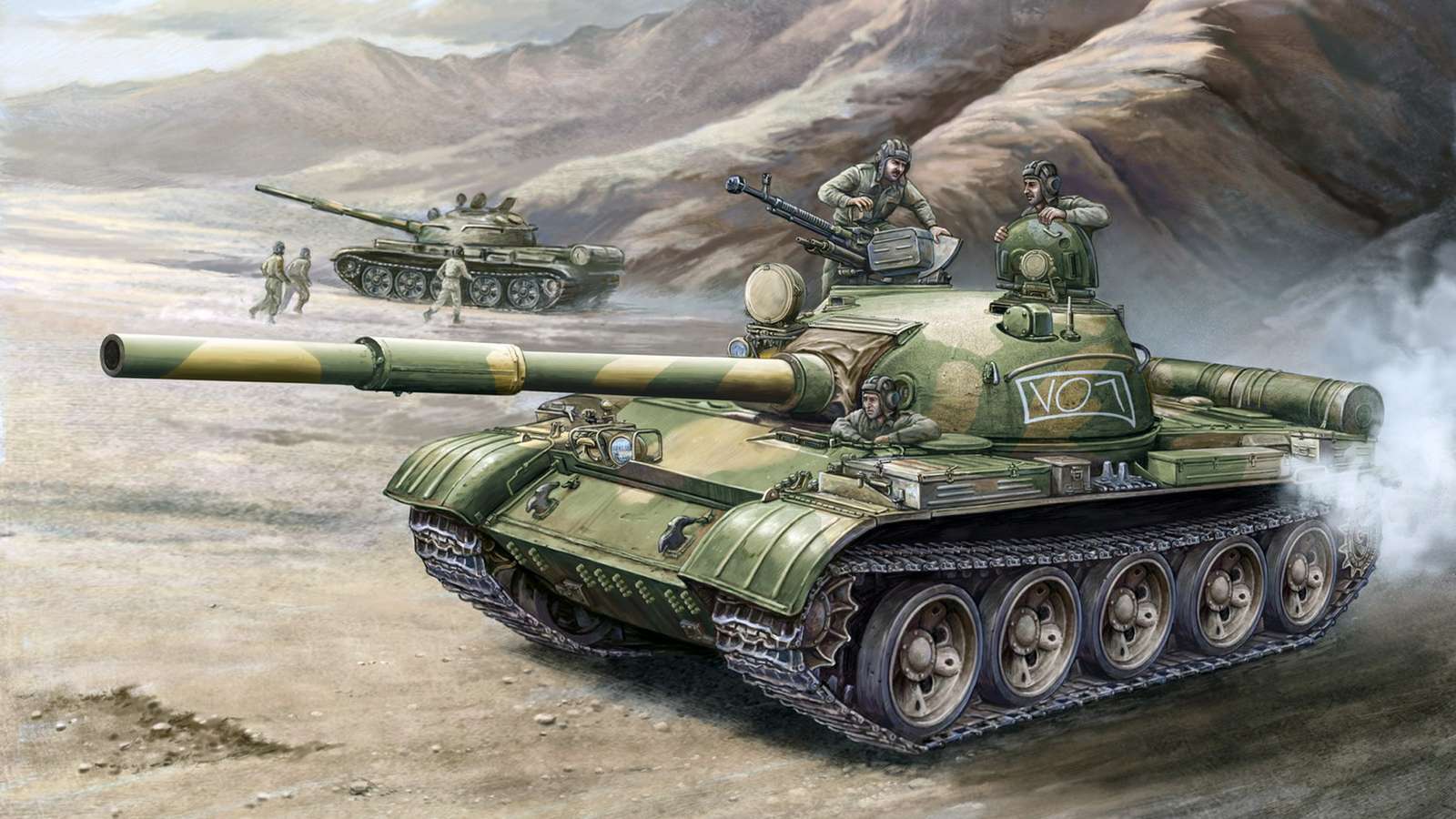 Czołg T-62 puzzle online