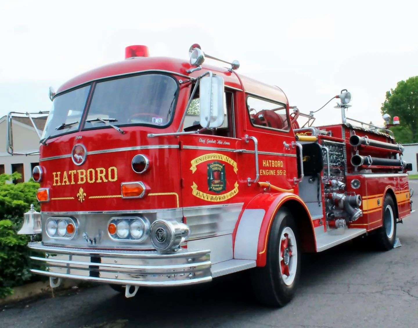 Ogień Hatboro puzzle online ze zdjęcia