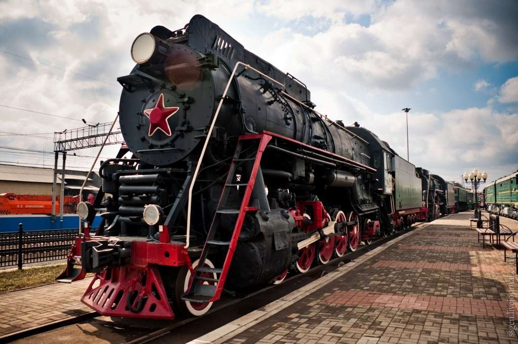 lokomotywa parowa TE-322 puzzle online ze zdjęcia