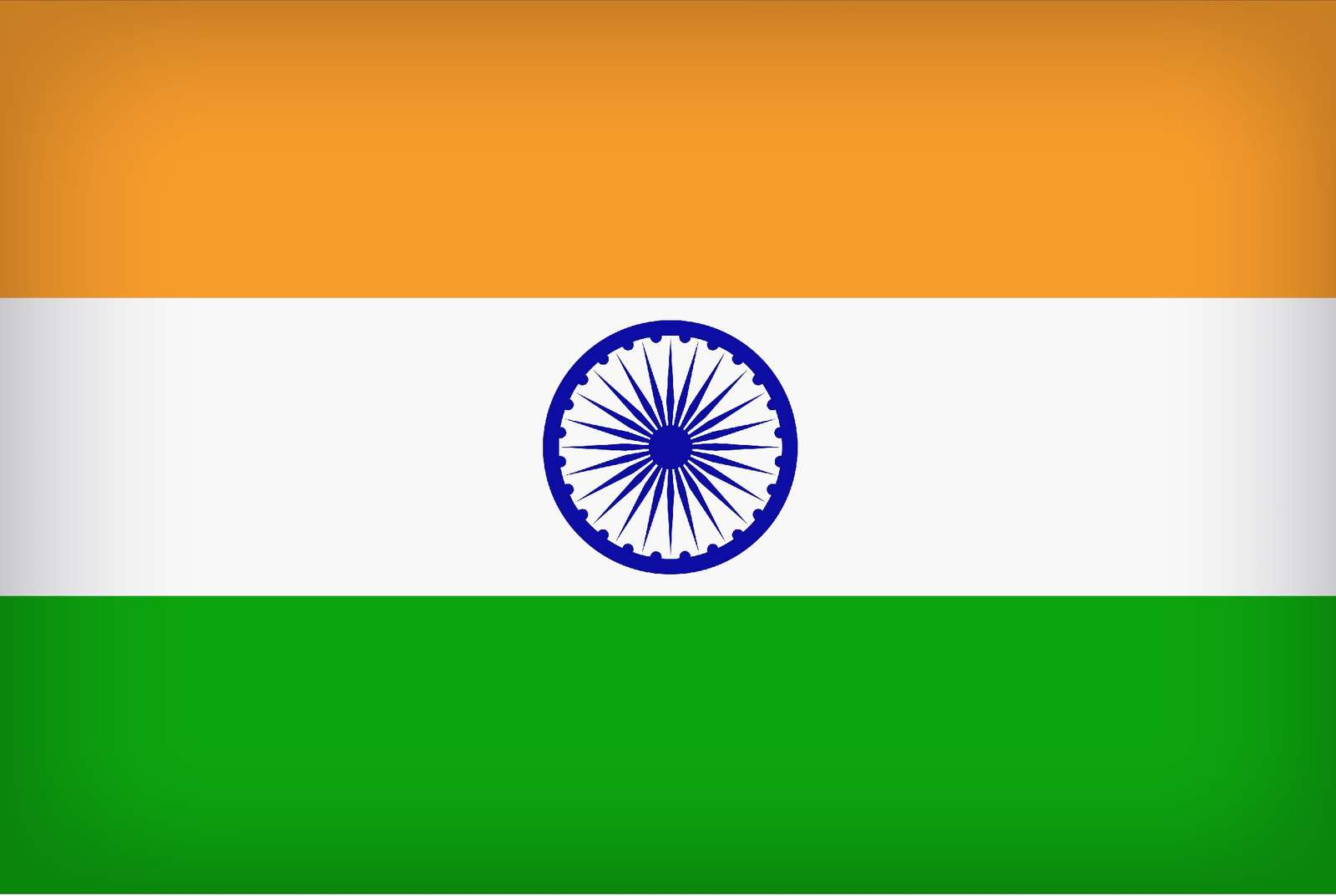 Flaga Indii puzzle online ze zdjęcia