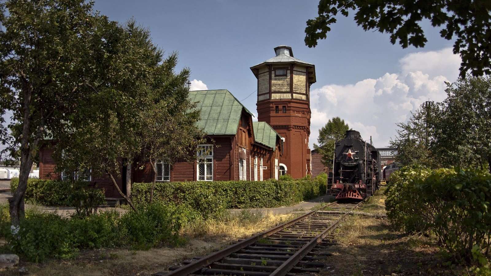 lokomotywownia puzzle online ze zdjęcia