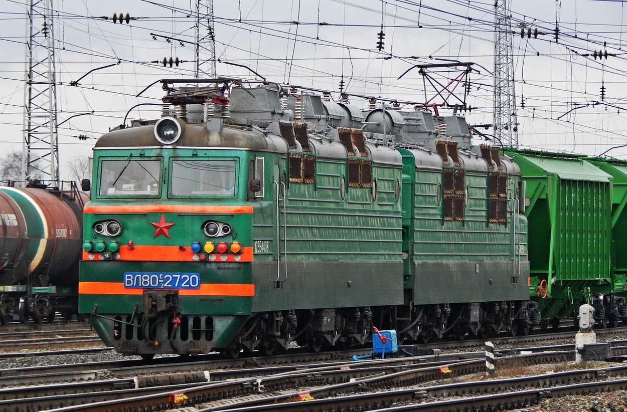lokomotywa elektryczna vl80s-2720 puzzle online ze zdjęcia