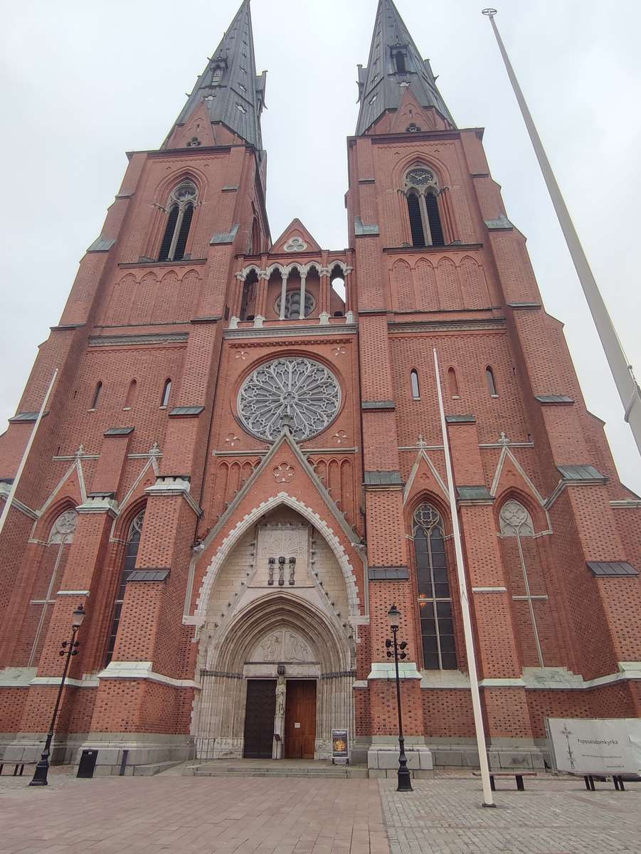 Katedra w Uppsali Szwecja puzzle online