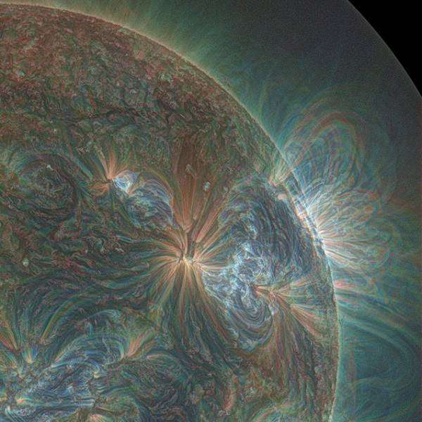 Jak wygląda Słońce w świetle ultrafioletowym puzzle online