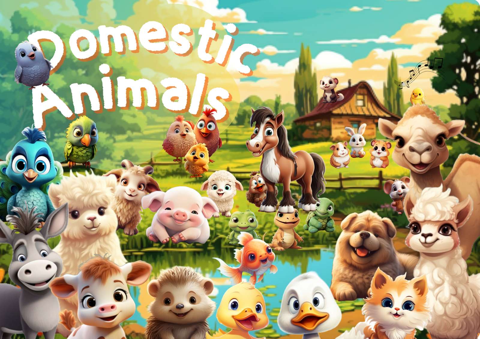 Zwierzęta domowe puzzle online ze zdjęcia