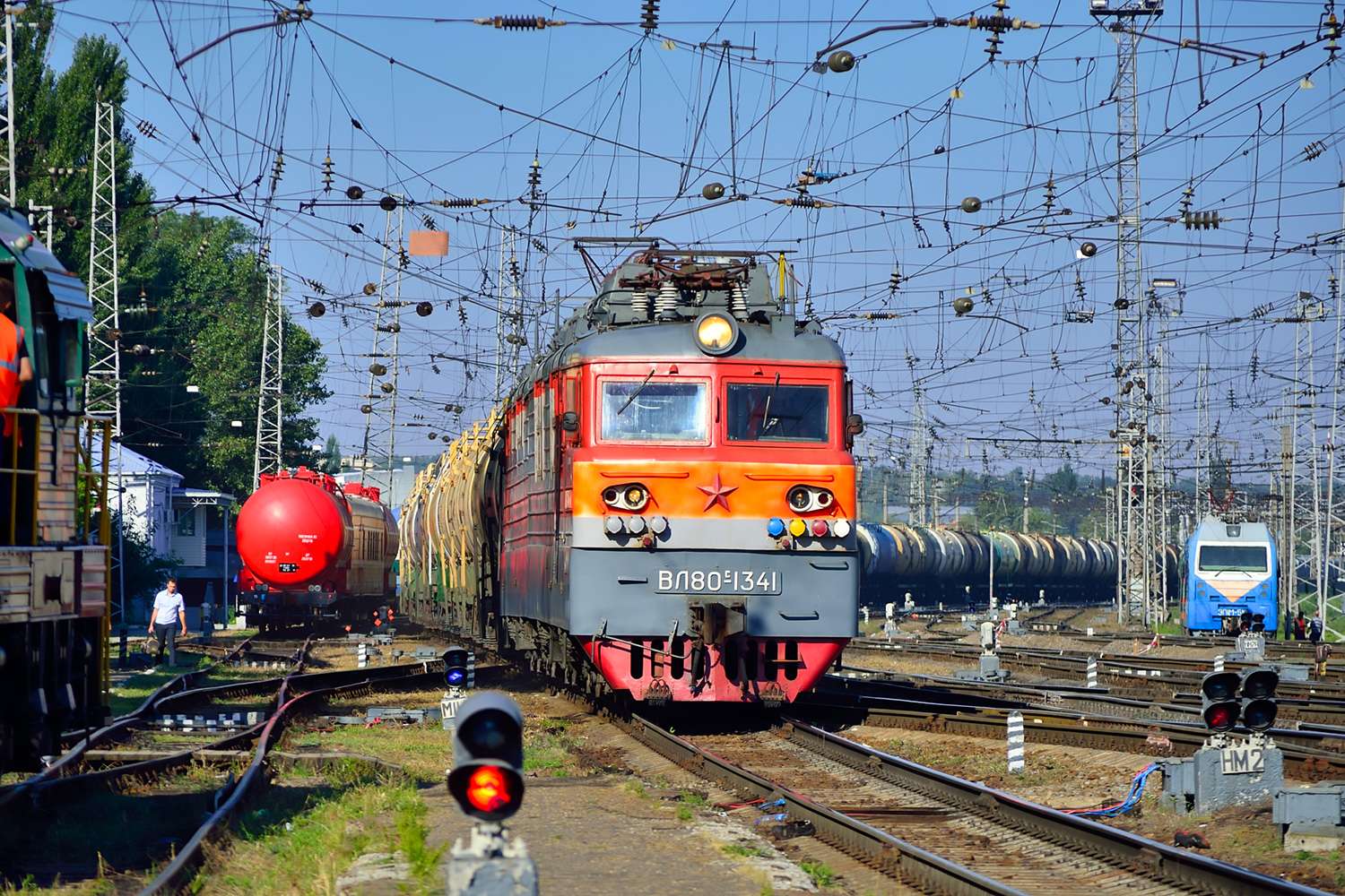 lokomotywa elektryczna vl 80s-1341 puzzle online ze zdjęcia