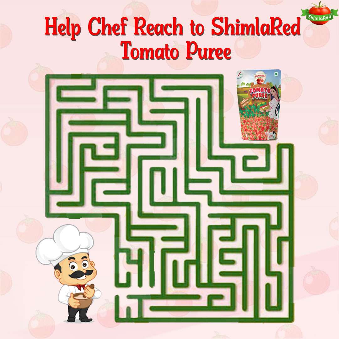 Szef kuchni sięga po Shimla Puree z czerwonych pomidorów puzzle online