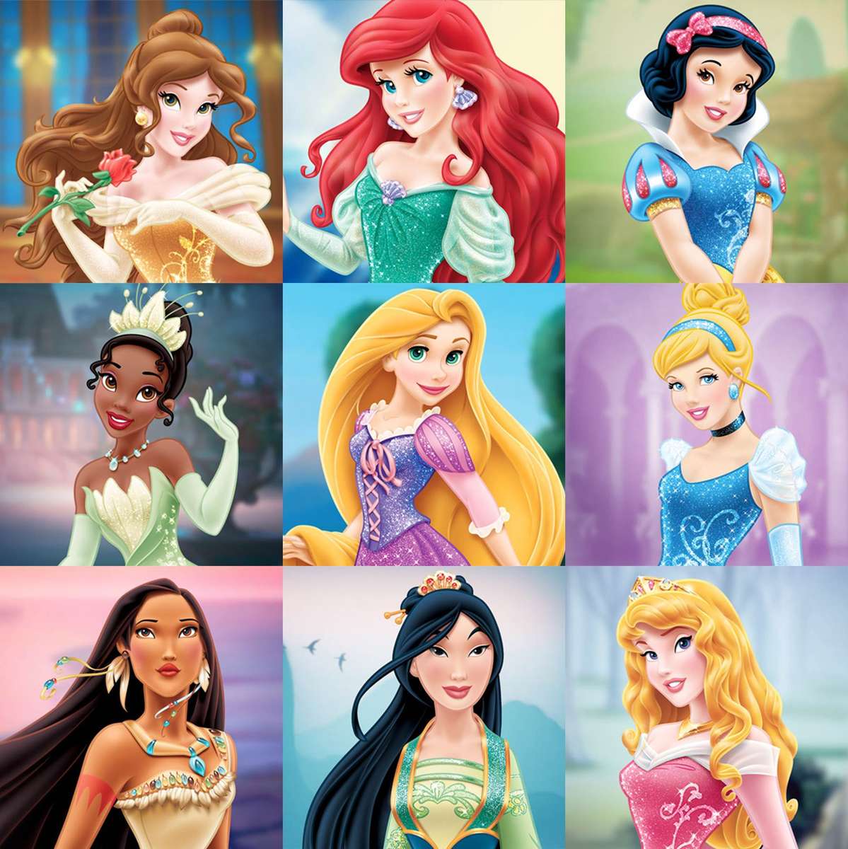 Puzzle Księżniczki Disneya puzzle online ze zdjęcia