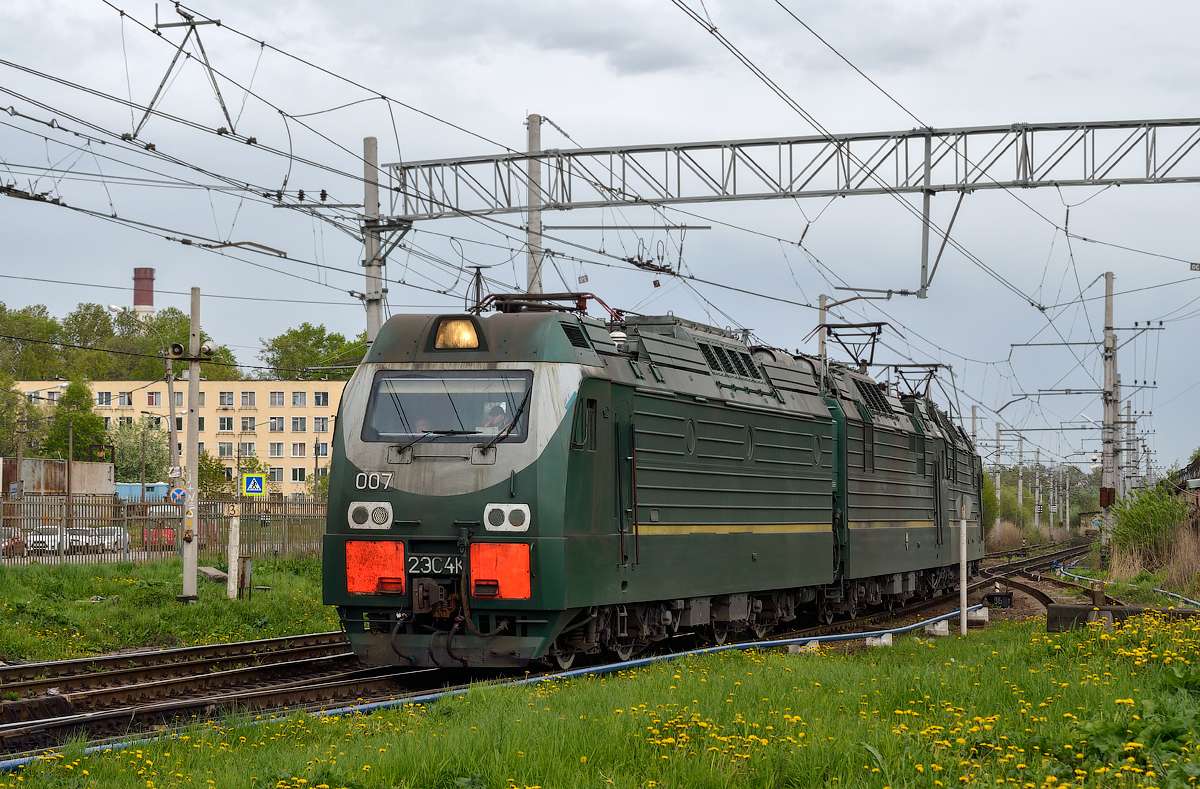 lokomotywa elektryczna 2es4k-007 puzzle online ze zdjęcia