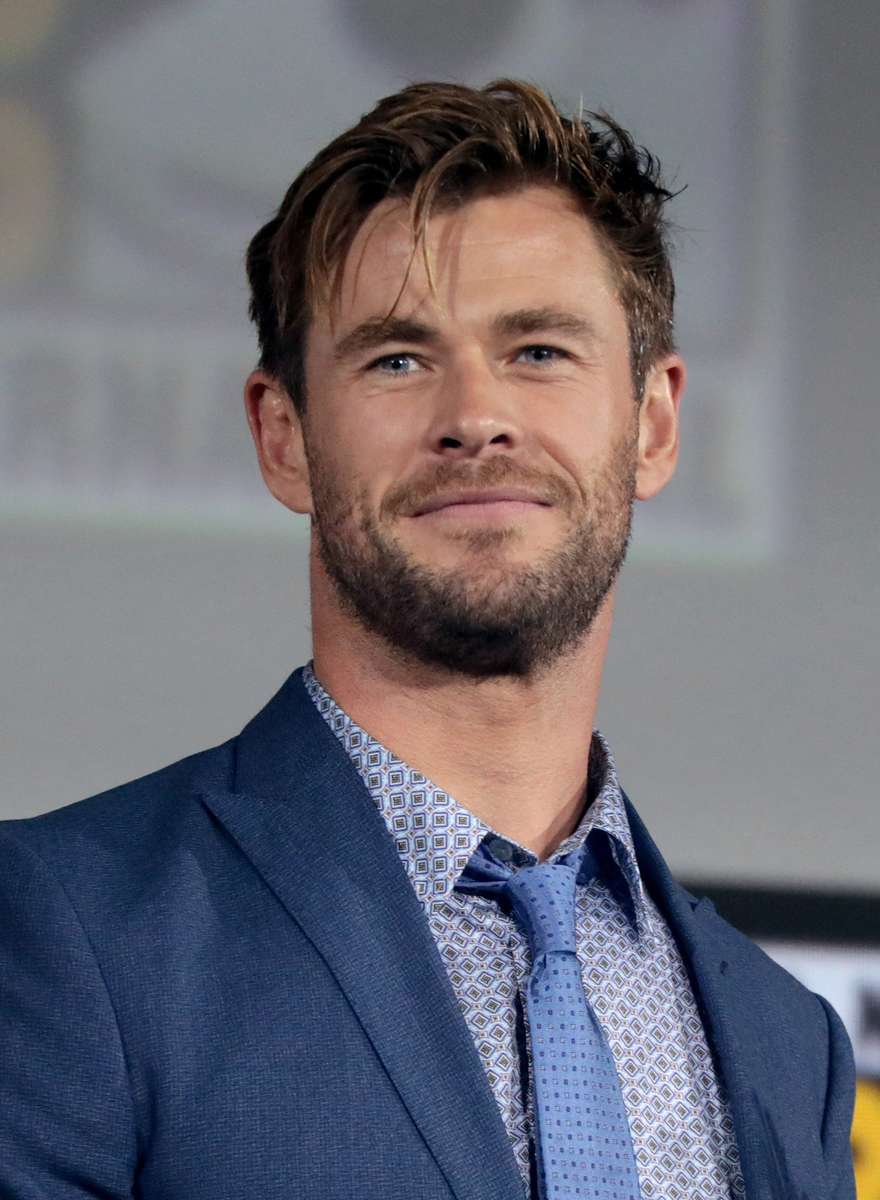 Chrisa Hemswortha puzzle online ze zdjęcia