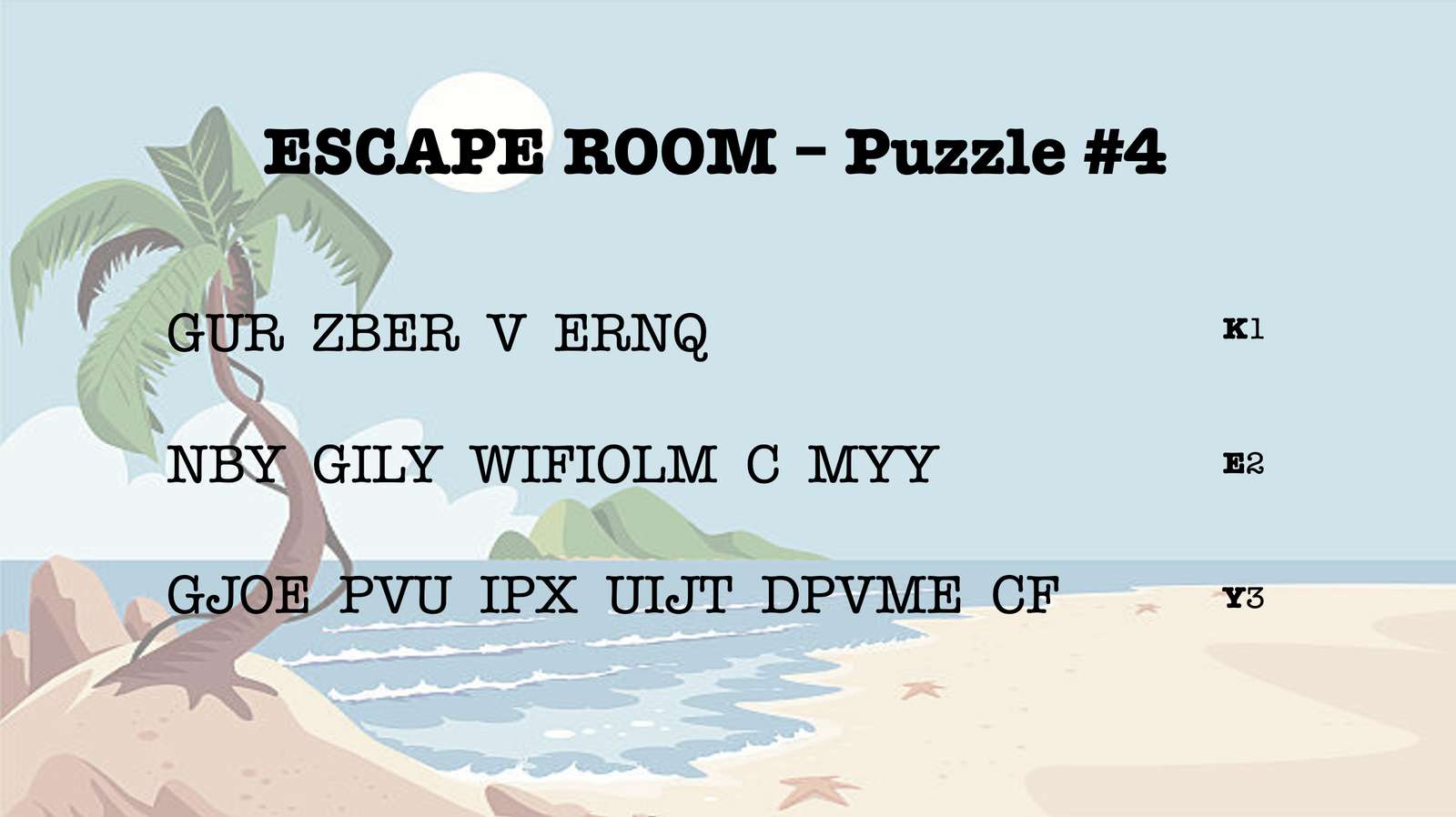 Pokój ucieczki - Zagadka nr 4 puzzle online ze zdjęcia