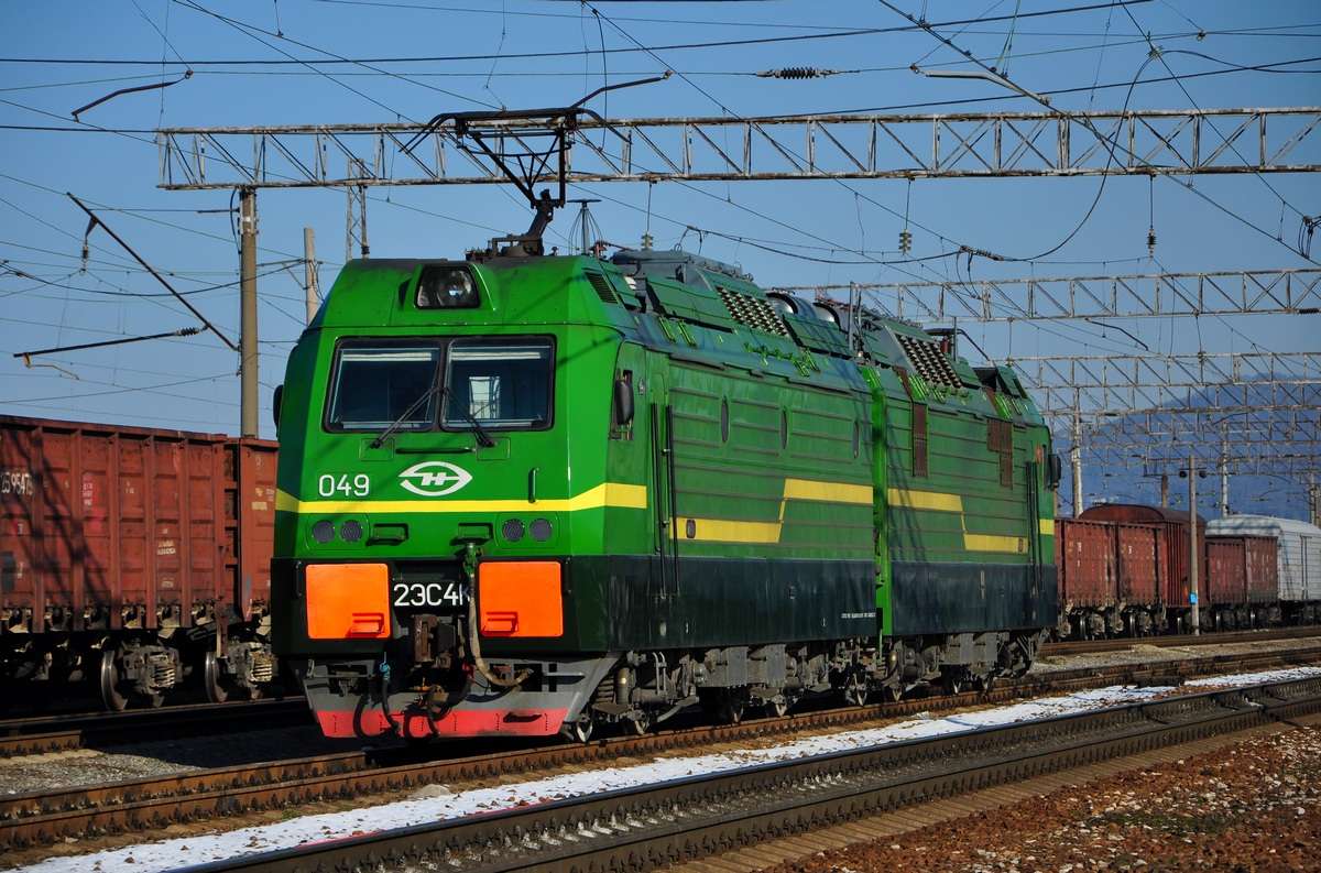 lokomotywa elektryczna 2ES4K puzzle online