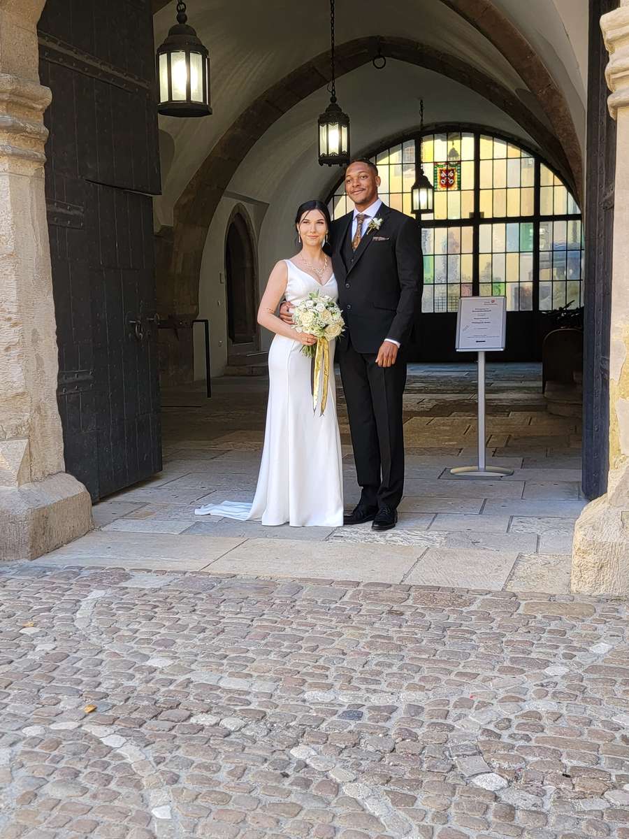 Ślub w Niemczech puzzle online ze zdjęcia