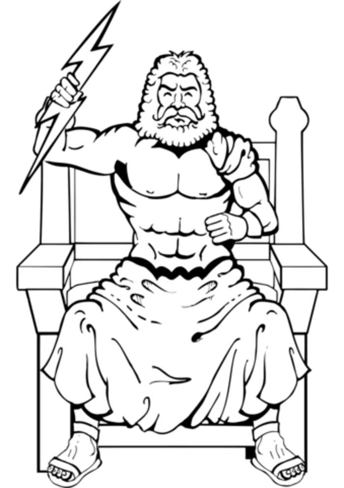 Zeus w mitologii greckiej puzzle online ze zdjęcia