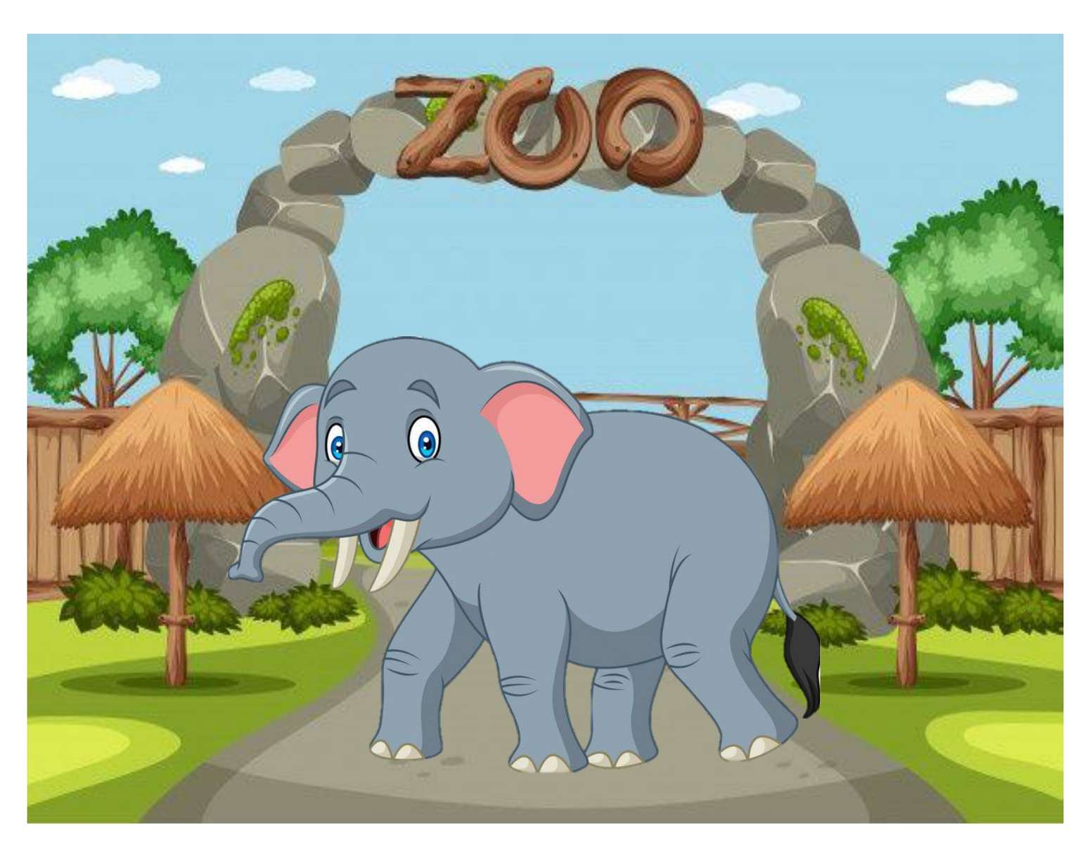 Zwierzę z zoo puzzle online ze zdjęcia