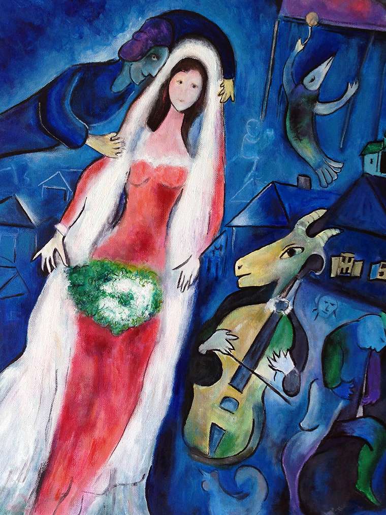 Marc Chagall puzzle online ze zdjęcia