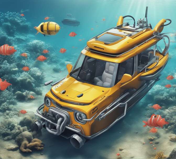 Mahindra jako łódź podwodna puzzle online ze zdjęcia