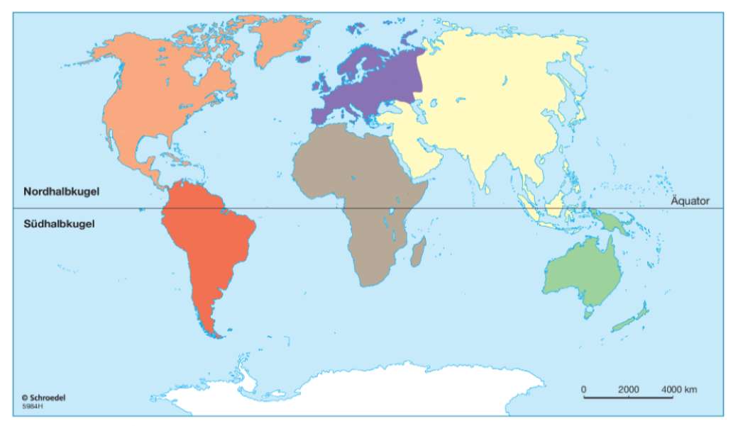 Mapa świata puzzle online ze zdjęcia