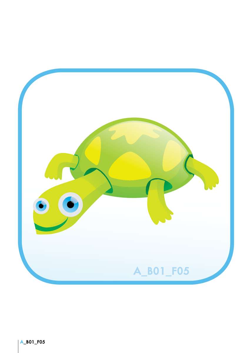 zagadka z żółwiem puzzle online