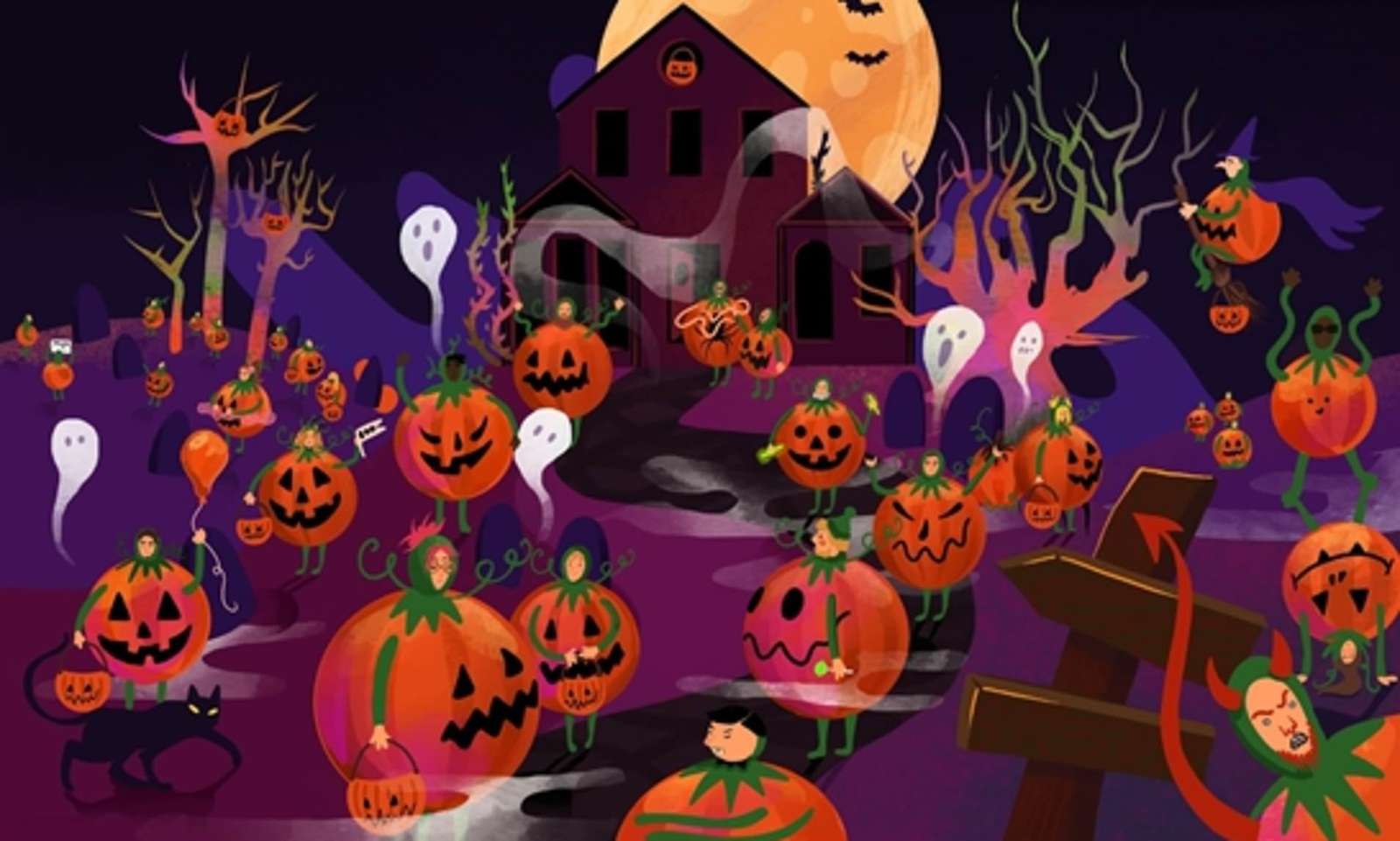 Wydarzenie Halloweenowe, tydzień 2 puzzle online