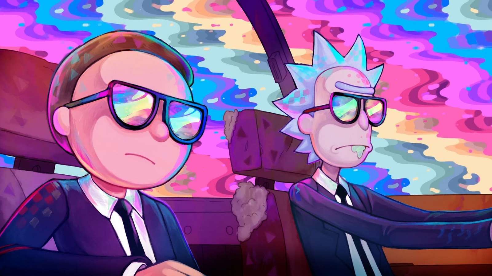 Ricka i Morty’ego puzzle online ze zdjęcia