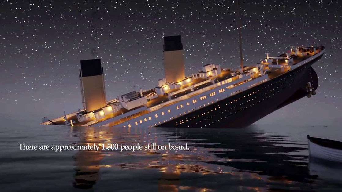 Tragedia Titanica puzzle online ze zdjęcia