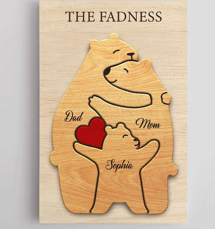 Rodzinny Niedźwiedź puzzle online ze zdjęcia