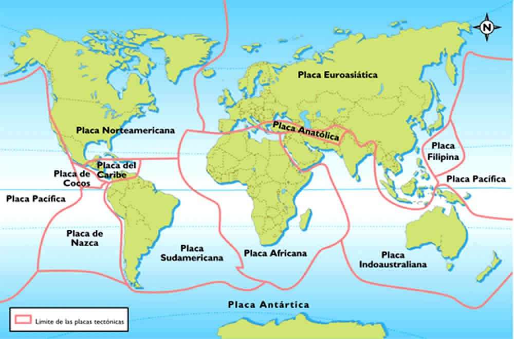 Placa Tectonicas puzzle online
