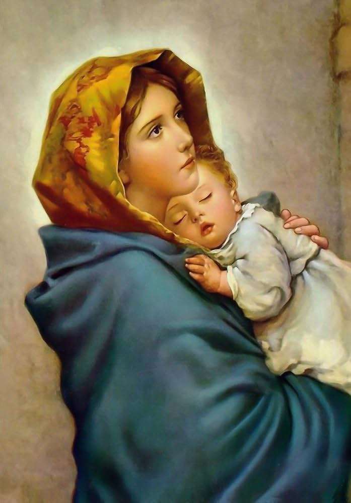 Święta Maria puzzle online ze zdjęcia